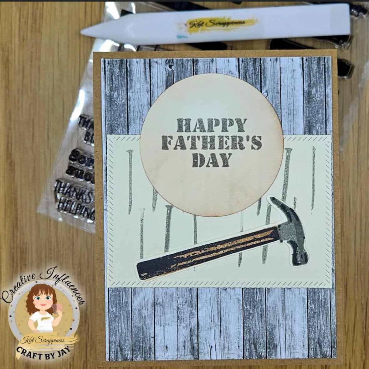 Dad&#39;s Tools - 6&quot;X8&quot; Layered Stamp Set - CLEARANCE - RETIRING!  - CLEARANCE!