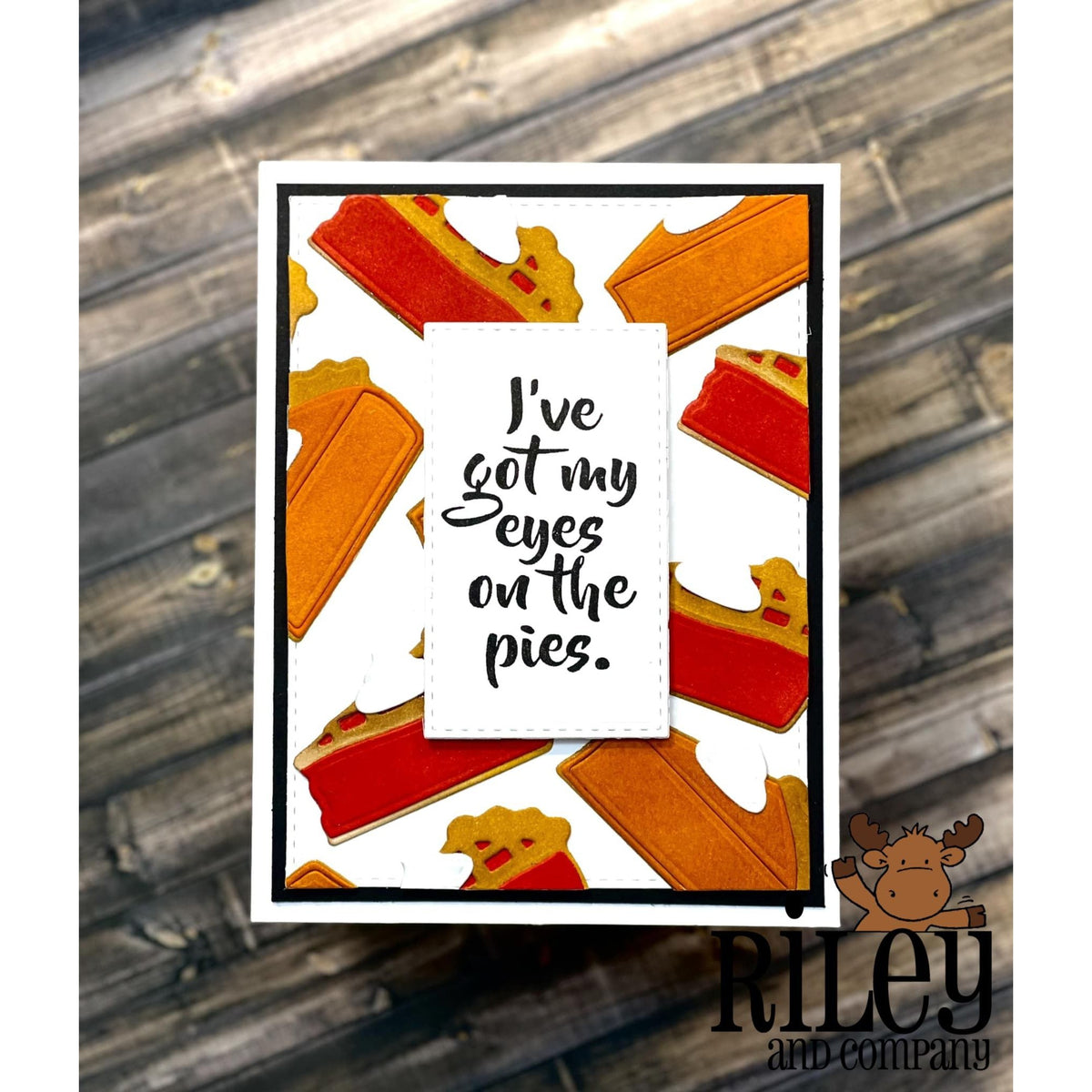 Eyes on the Pies Cling Stamp by Riley &amp; Co