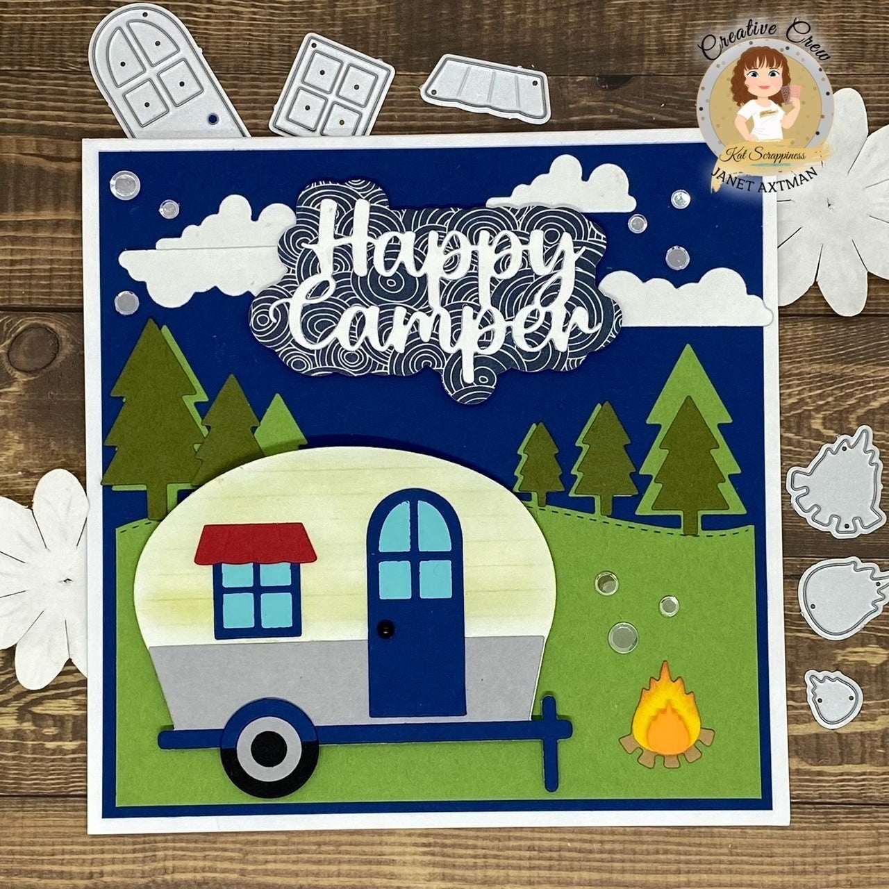 RV There Yet? Retro Camper Craft Die – Kat Scrappiness