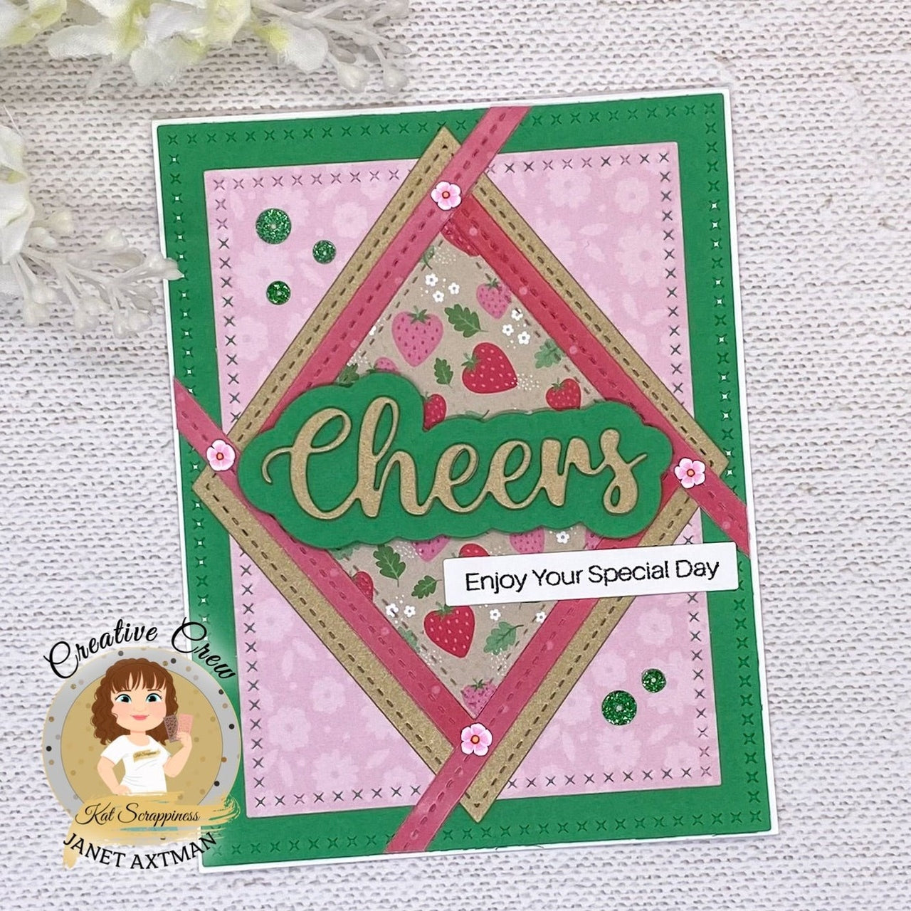 Cheers Shadow Sentiment Craft Die – Kat Scrappiness