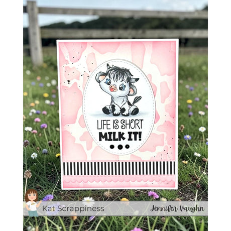 Sentiment Shoppe – Within the Fold: "Highland Mini Moos Sentiments" 6x6 Stamp Set - New Release!