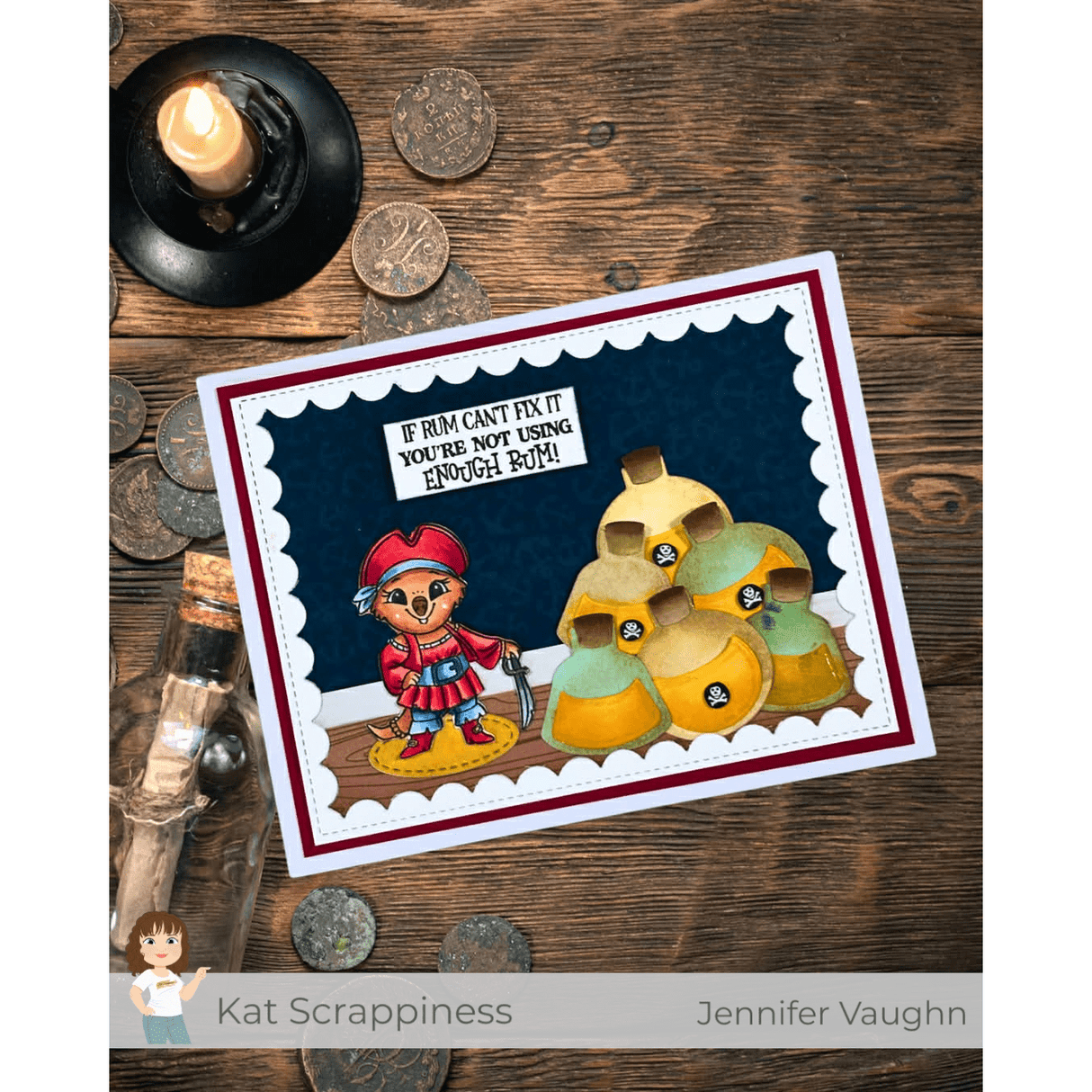 Pirate Quokkas Stamp Set - New Release!