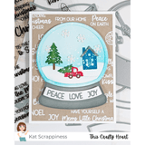 Winter Wonderland Snow Globe Shaker Craft Dies