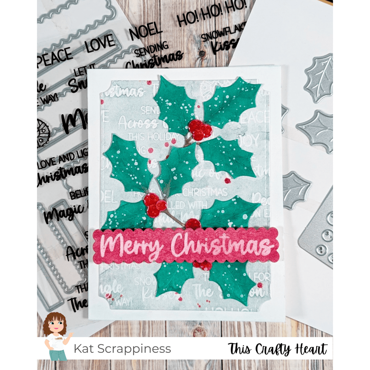 Christmas Holly Craft Dies