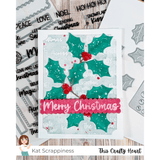 Christmas Holly Craft Dies