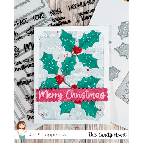 Scalloped Sentiment Strips Craft Dies