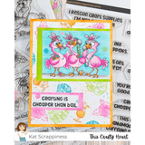 Sentiment Shoppe – Within the Fold: "CRAFTY FUN" 6x6 Stamp Set