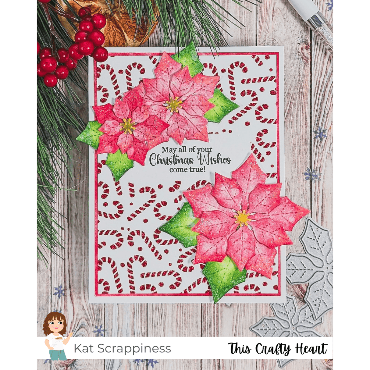 Small Poinsettia Craft Dies