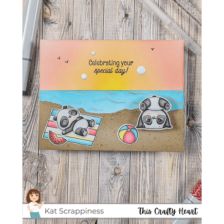 Rolly Polly Pandas Stamp Set