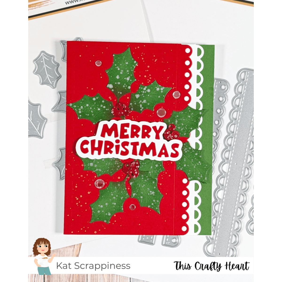 Christmas Holly Craft Dies