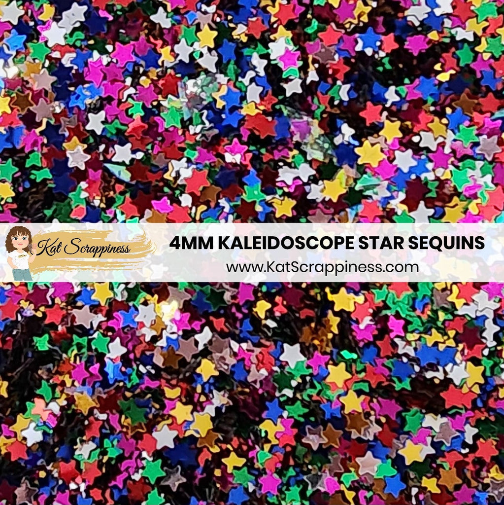 4mm Kaleidoscope Star Sequin Mix - New Release!