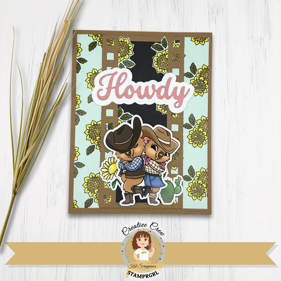 "Howdy" Shadow Sentiment Craft Die - New Release!