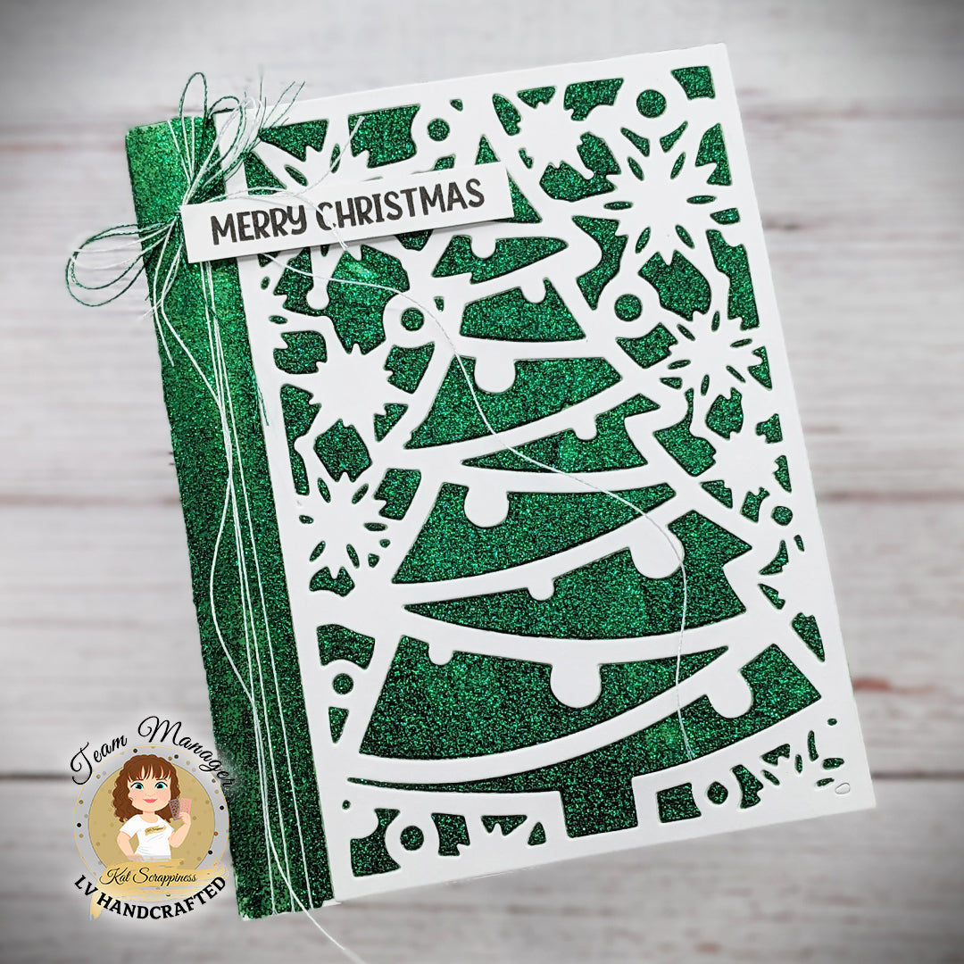 Christmas Tree Background Craft Die  - CLEARANCE!