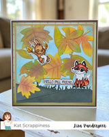 Leaf Pile Critters Coordinating Craft Dies