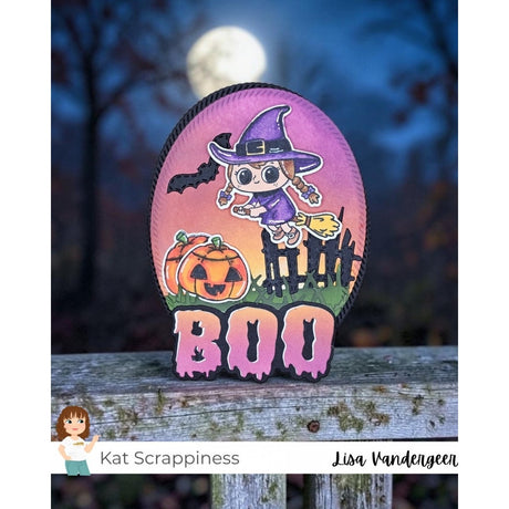Spooky Boo Word Die