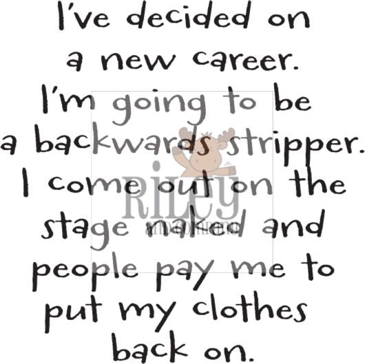 A New Career Clear Stamp by Riley & Co