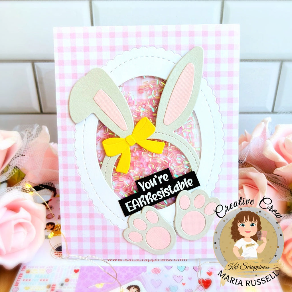 Easter Bunny Shaker Card Craft Dies - New Release!