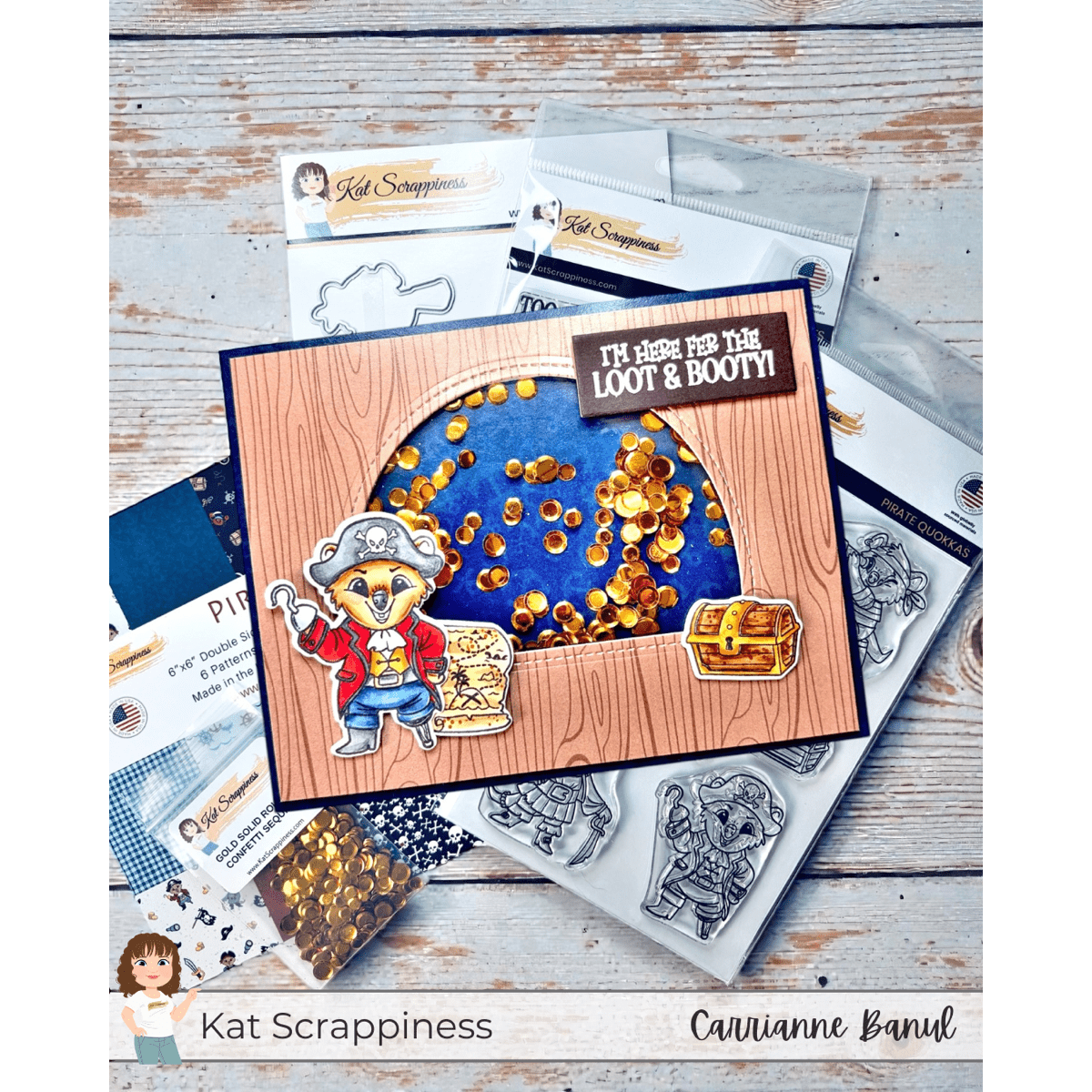 Pirate Quokkas Stamp Set - New Release!