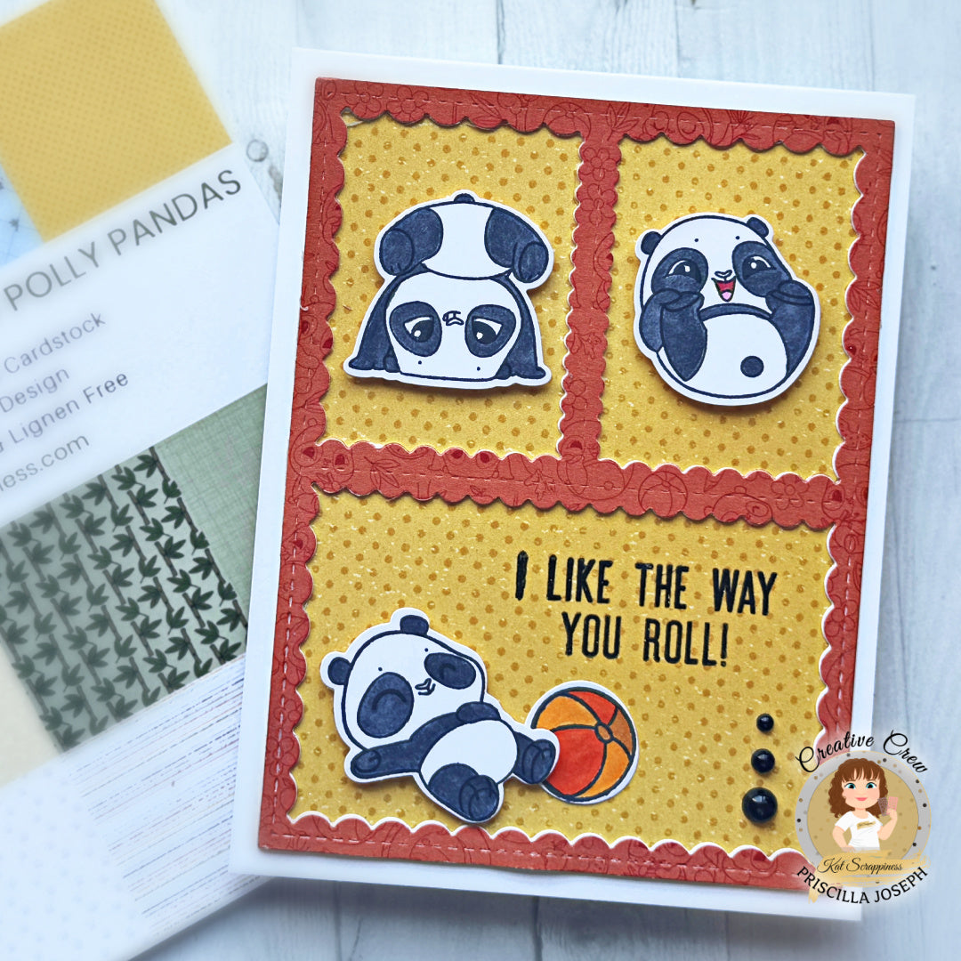 Rolly Polly Pandas Coordinating Dies – Kat Scrappiness