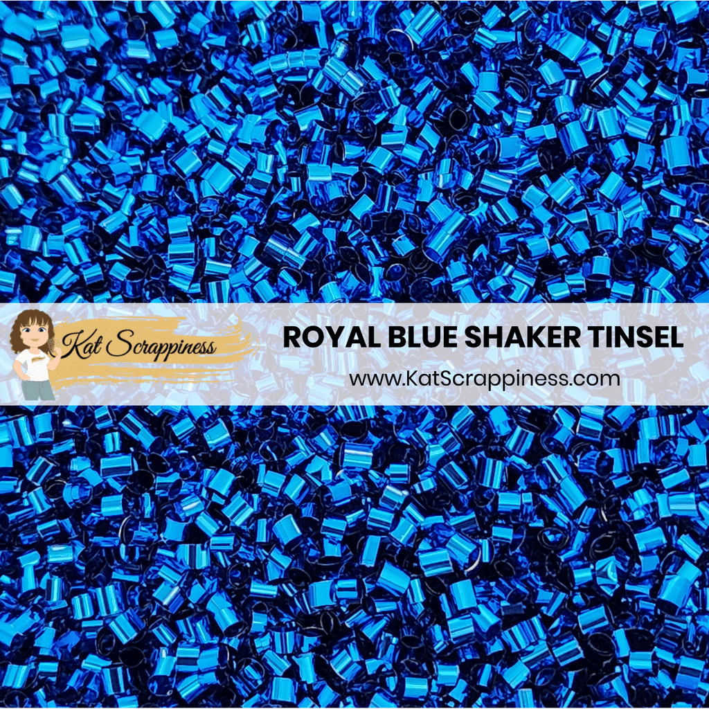 Royal Blue Shaker Tinsel - New Release!