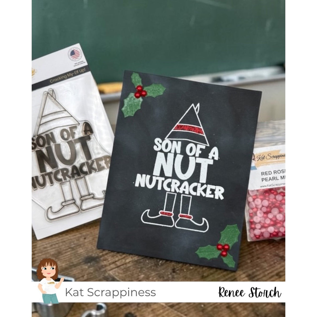Cracking My-Elf Up! 3x4 Stamp Set
