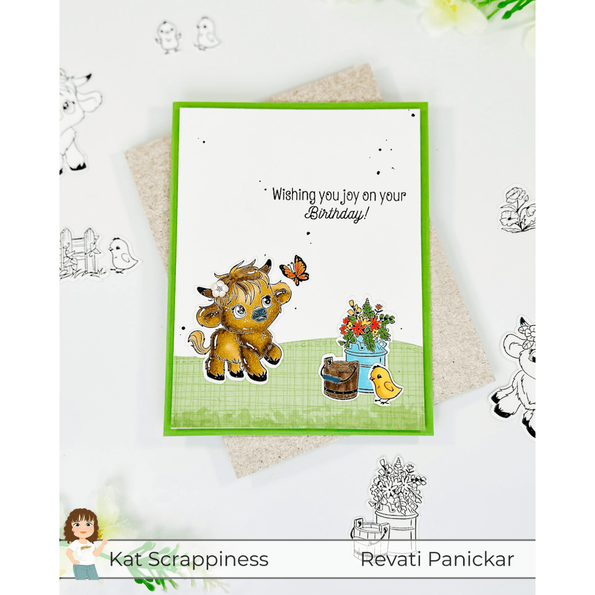Highland Mini Moos Stamp Set - New Release!