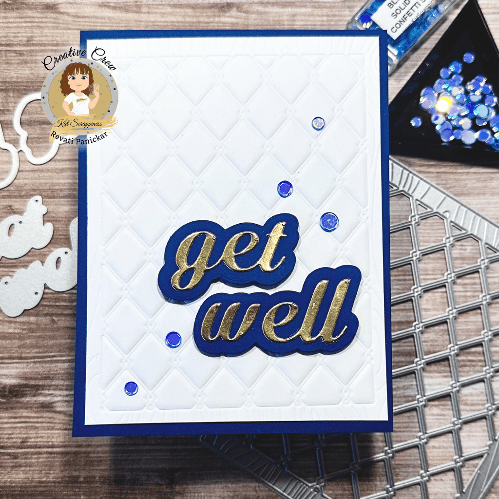Get Well Word Craft Die with Shadow