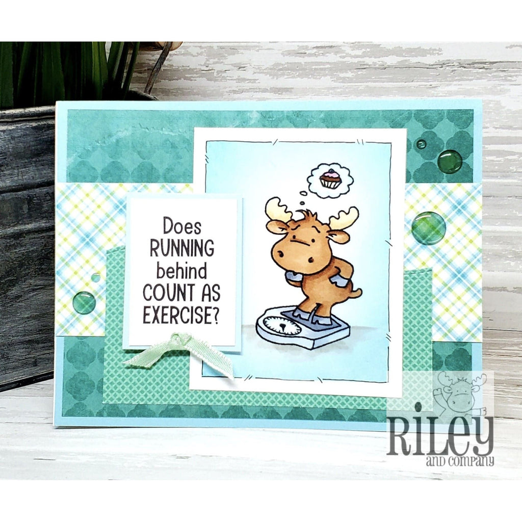 Running Behind Cling Stamp by Riley & Co