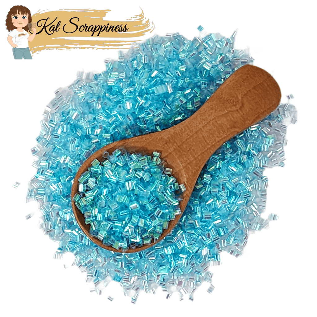 Sky Blue Shaker Tinsel - New Release!