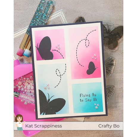 Fluttering By Stamp Set