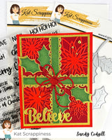 Christmas Holly Craft Dies