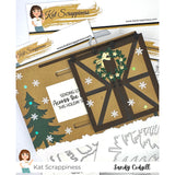 Country Christmas Barn Door Craft Dies