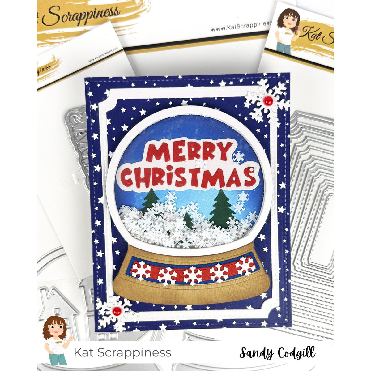 Winter Wonderland Snow Globe Shaker Craft Dies