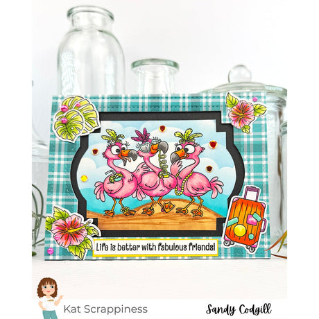 Positively Plaid 6x6 XL Paper Pack - Aqua