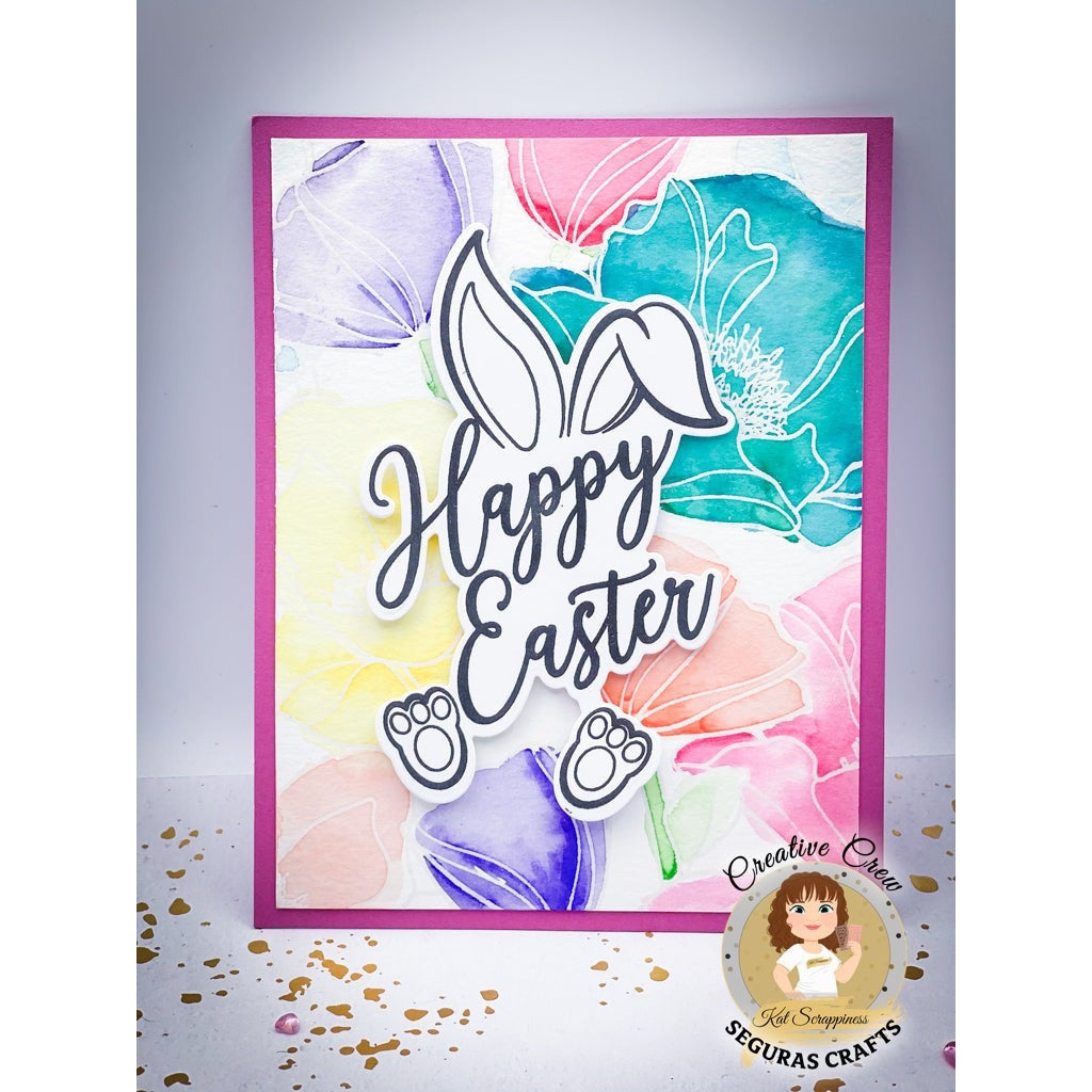 Happy Easter Bunny Coordinating Craft Die - New Release!