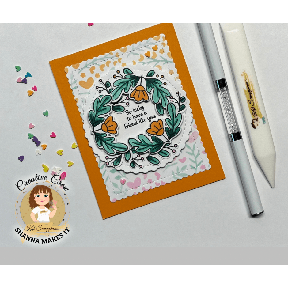 Pour Yourself a Latte 6 x 8 Stamp Set