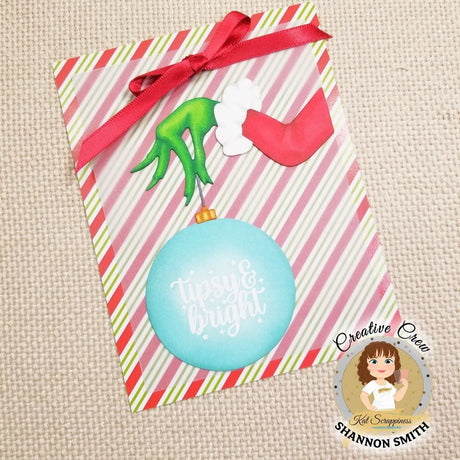 Candy Cane Stripe 6x6 Stencil