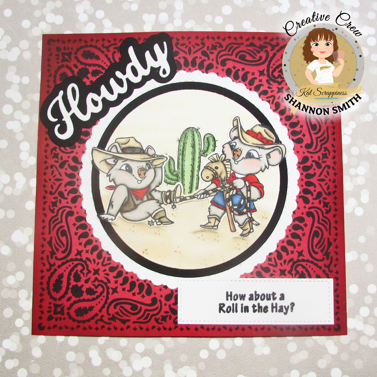 "Howdy" Shadow Sentiment Craft Die - New Release!