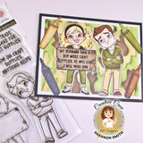 Layered Camouflage 6x6 Stencils - 3pc