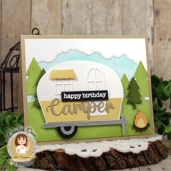 Happy Camper Craft Die