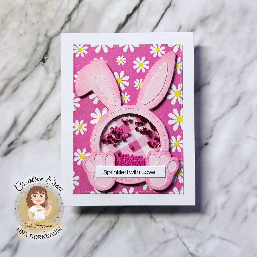 Easter Bunny Shaker Card Craft Dies - New Release!
