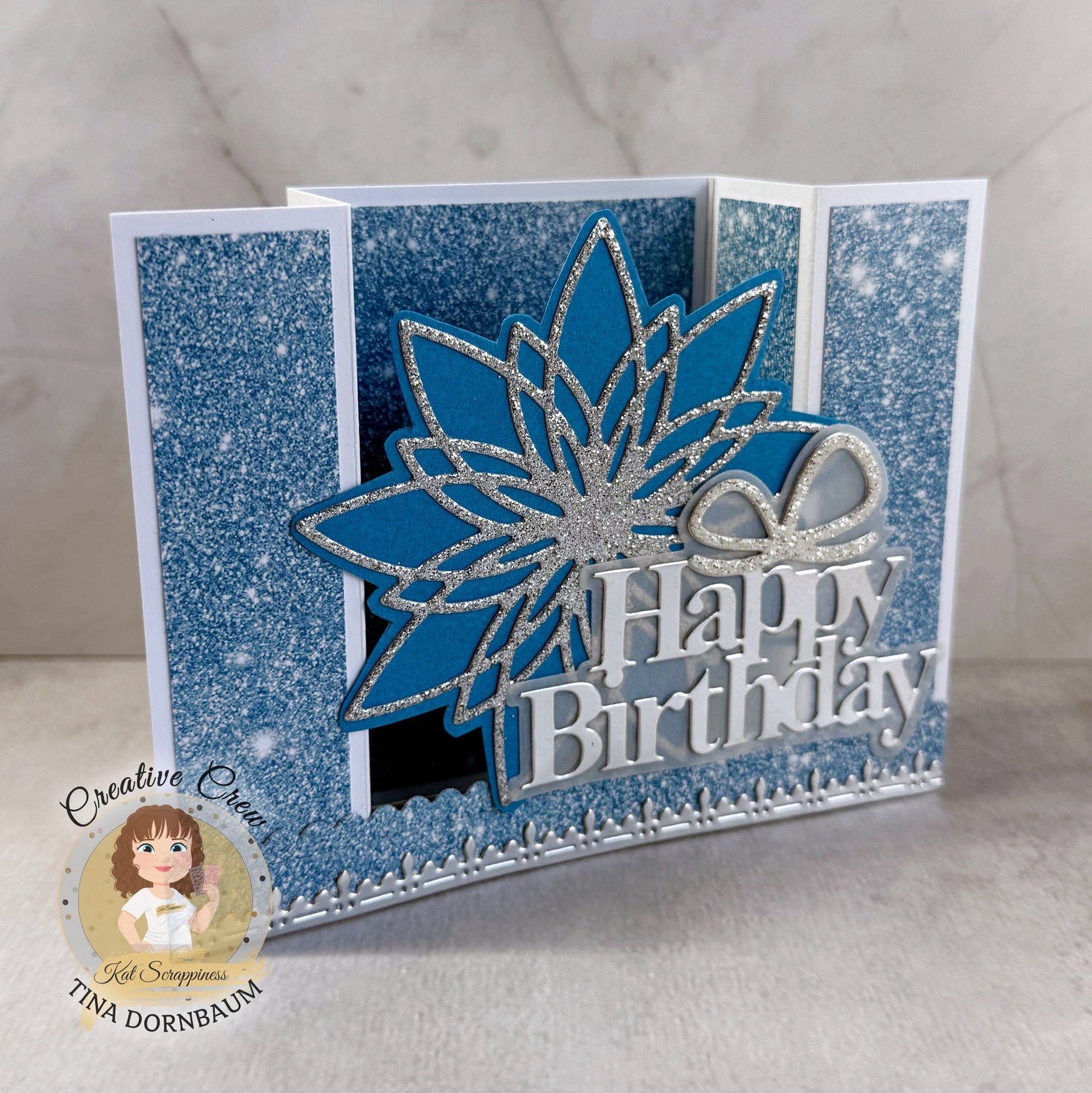 "Bow-tiful Happy Birthday" Shadow Sentiment Craft Dies