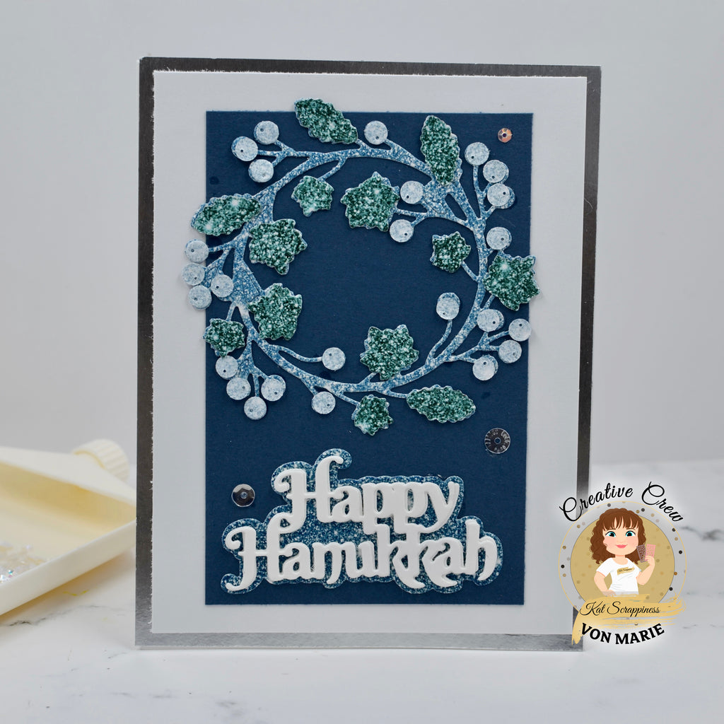 Happy Hanukkah Small Shadow Sentiment Craft Dies -