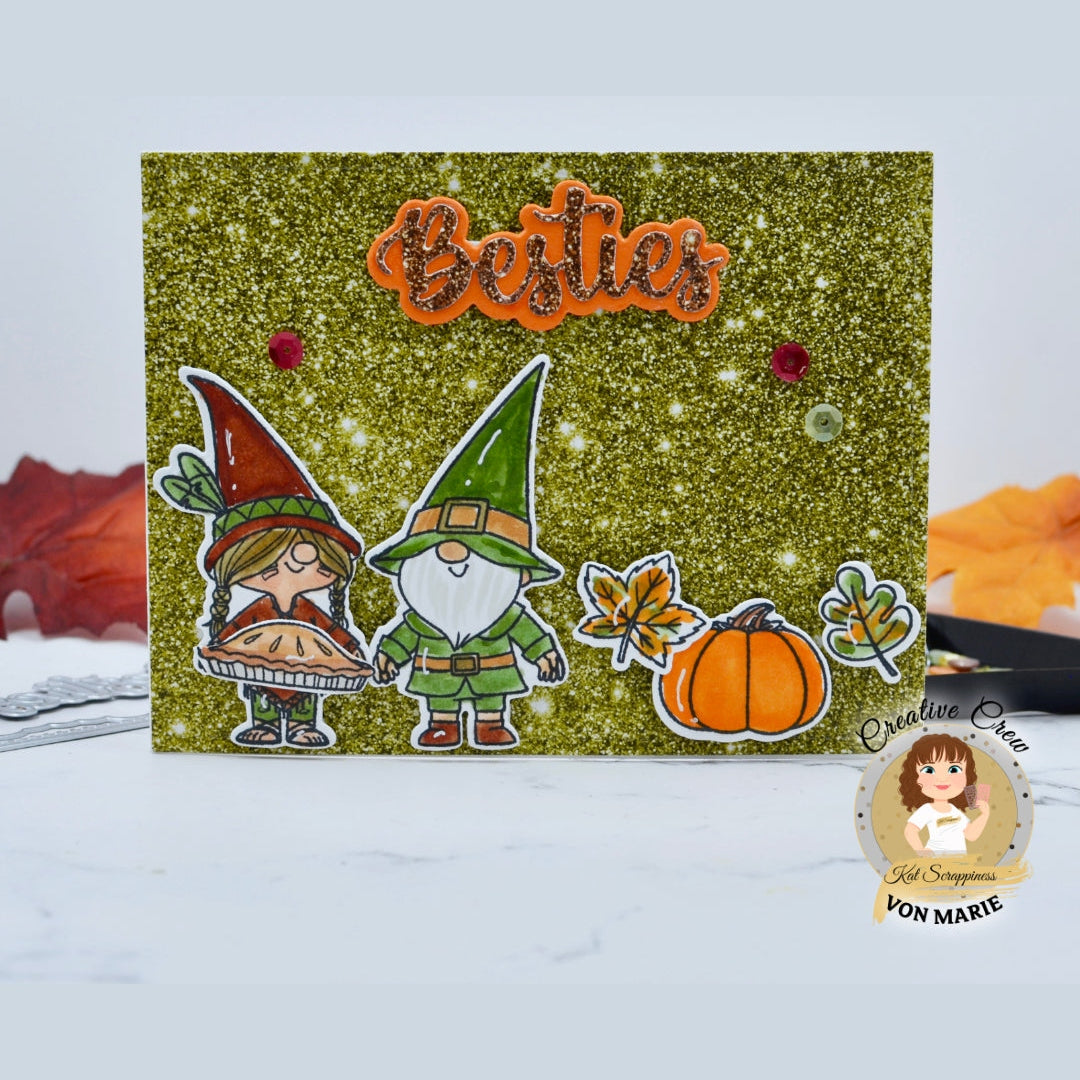 Autumn Elegance Faux Glitter 6x6 Paper Pad