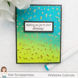 Confetti Party 6x6 Stencil