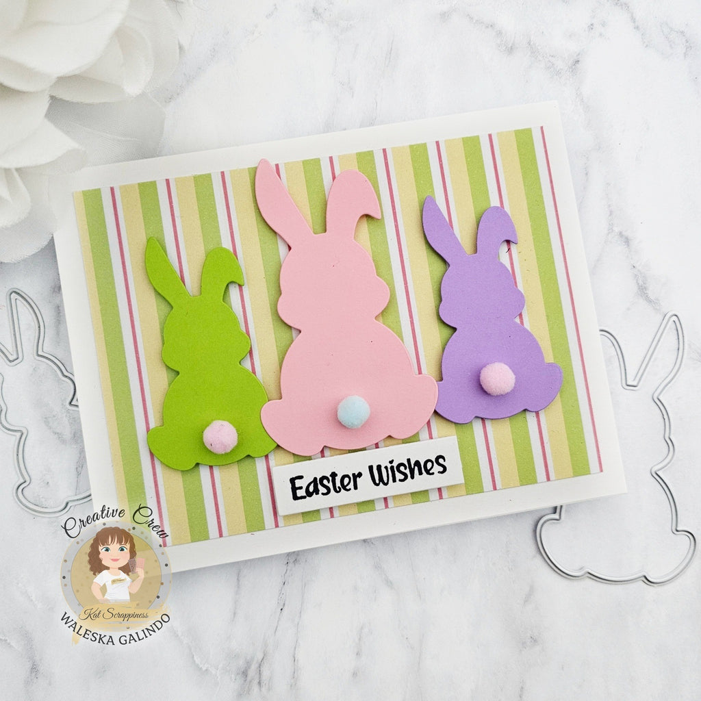 Easter Bunny Trio Craft Dies - New Release!