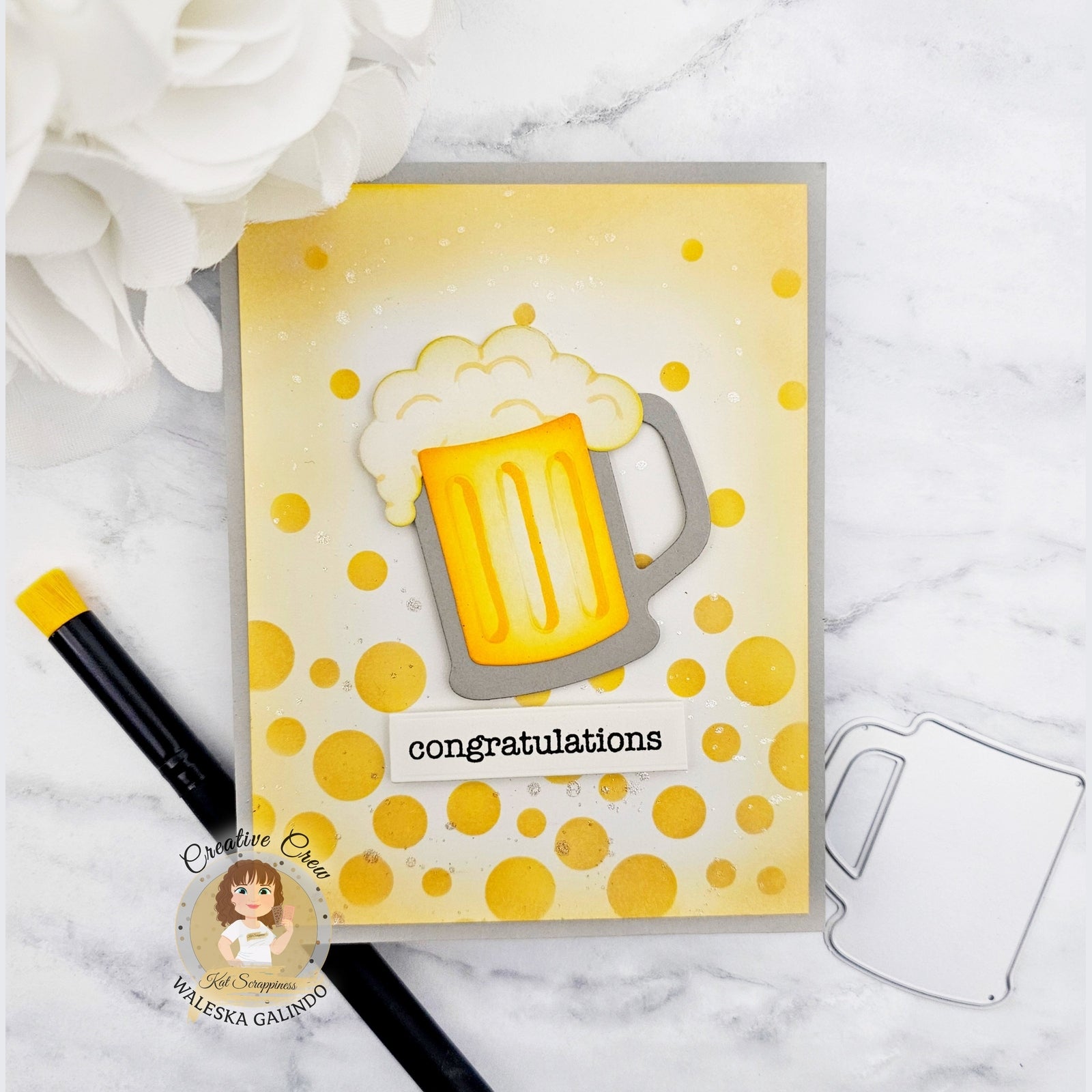 Beer Mug Craft Die Kat Scrappiness