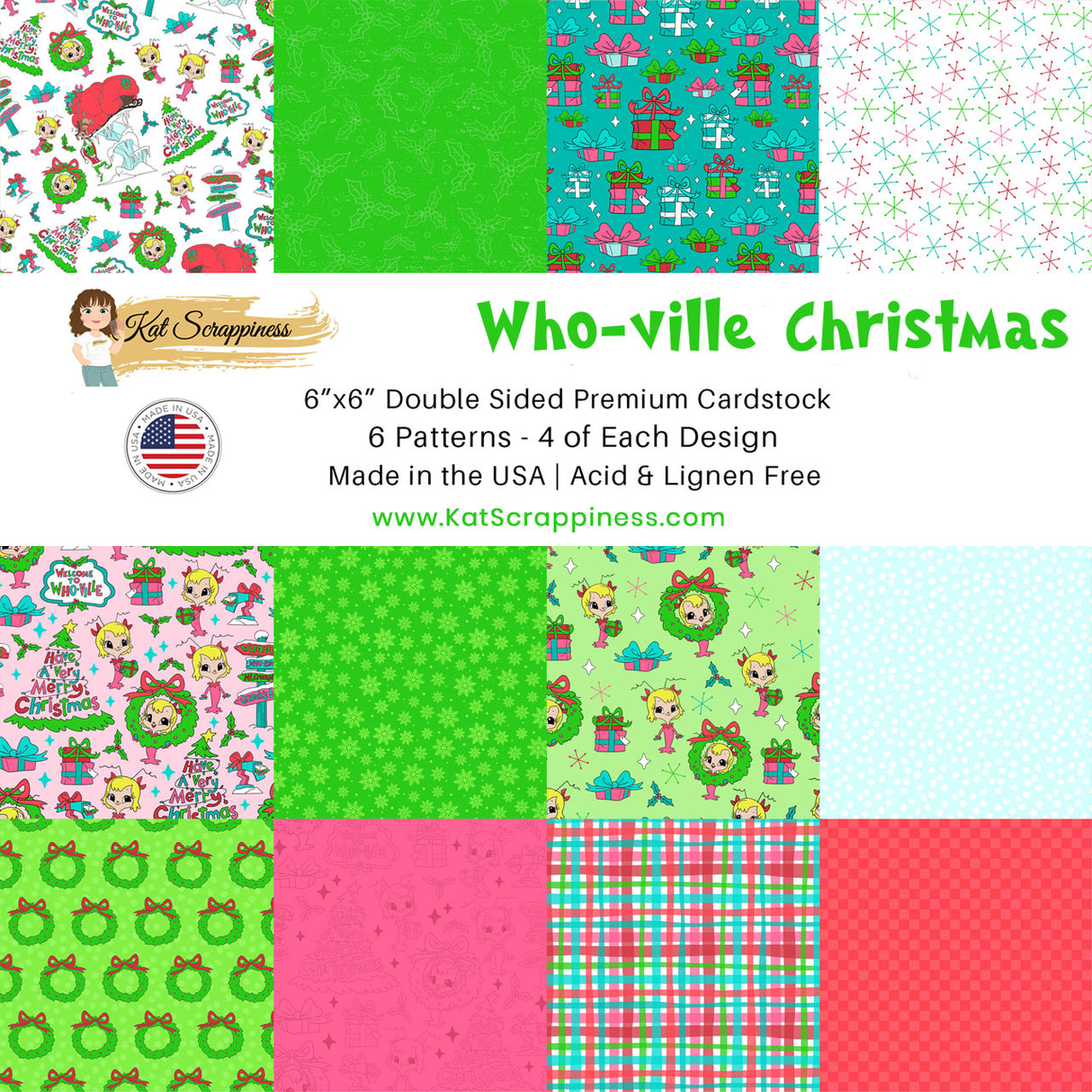Who-Ville 6x6 Paper Pad - New Release!