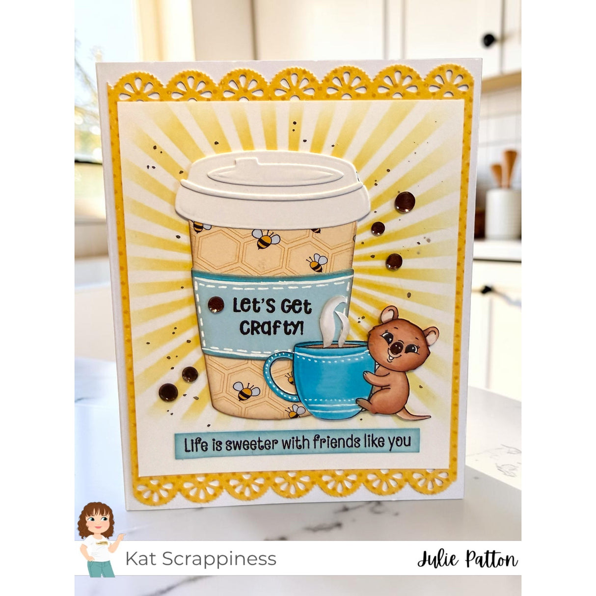 Sentiment Shoppe – Within the Fold: "CRAFTY FUN" 6x6 Stamp Set
