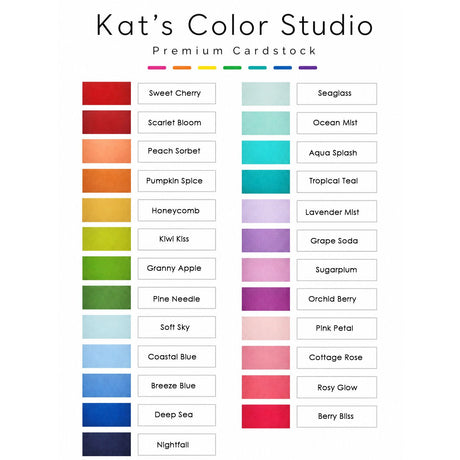 Kat’s Color Studio Premium Cardstock - 10 pack